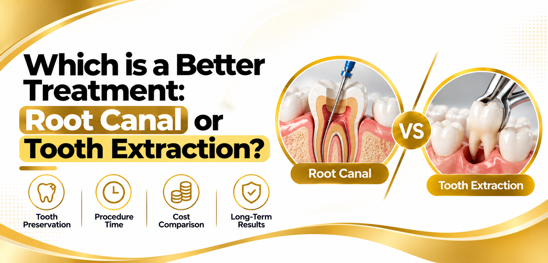 root canal or tooth extraction